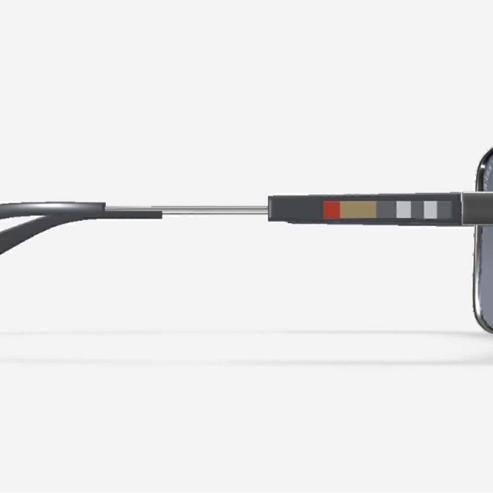 🕶️ BURBERRY Sunglasses BE 3074 100387 Gunmetal 63mm - Picture 7 of 7